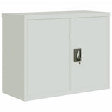 Vidaxl archiefkast 90x40x70 cm staal lichtgrijs