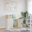Vidaxl archiefkast 90x40x70 cm staal lichtgrijs