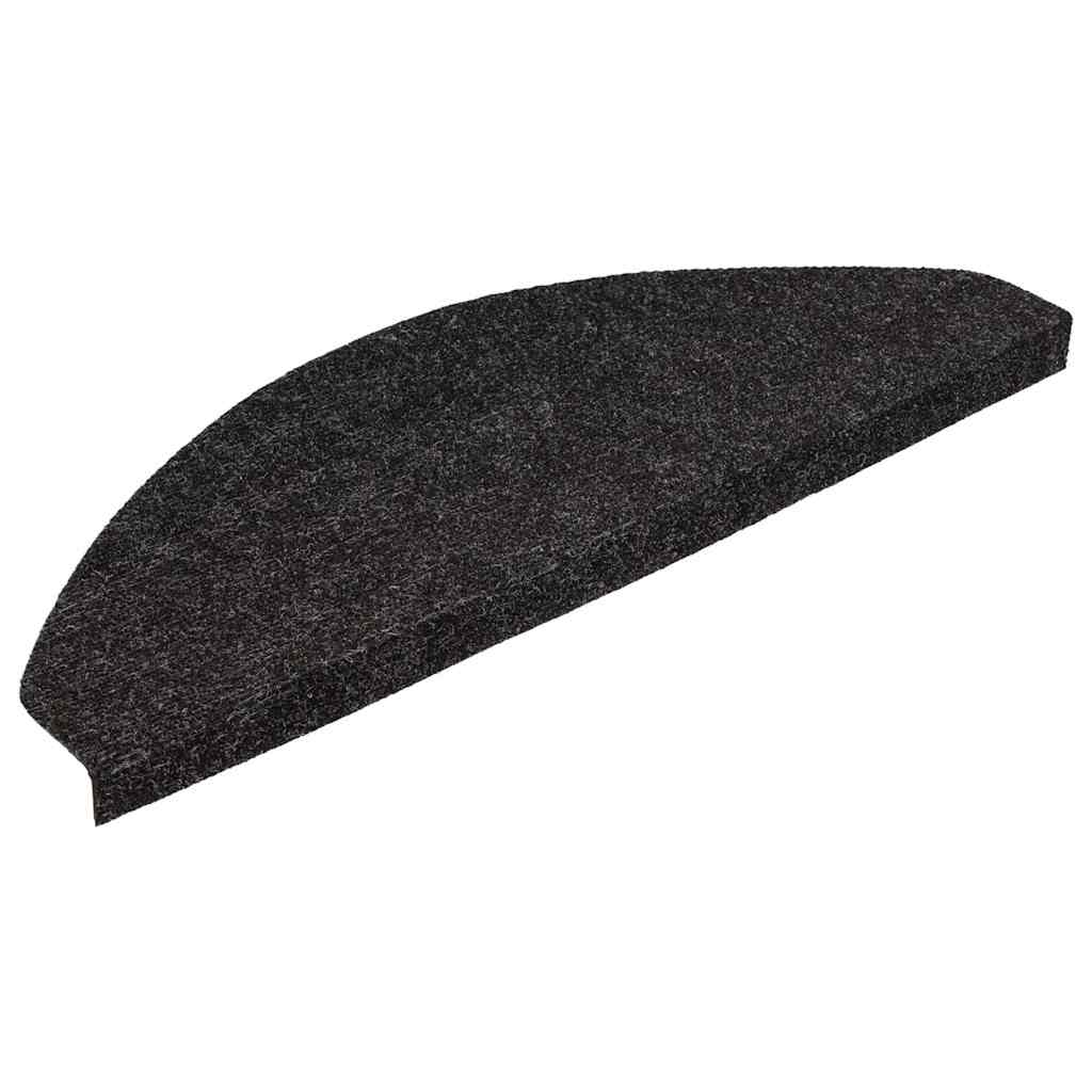 Vidaxl Stair Mats Self -fast 10 stk. 65x22,5x3,5 cm Anthracite -farvet