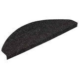 Vidaxl Stair Mats Self -fast 10 stk. 65x22,5x3,5 cm Anthracite -farvet