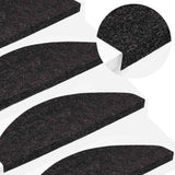 Vidaxl Stair Mats Self -fast 10 stk. 65x22,5x3,5 cm Anthracite -farvet