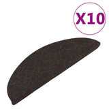 Vidaxl Stair Mats Self -Tilholdt 10 ST 56X17X3 CM Sort
