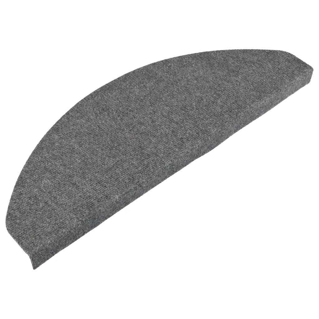 Vidaxl Stair Mats Self -fast 10 ST 65x22,5x3,5 cm grå