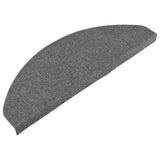 Vidaxl Stair Mats Self -fast 10 ST 65x22,5x3,5 cm grå