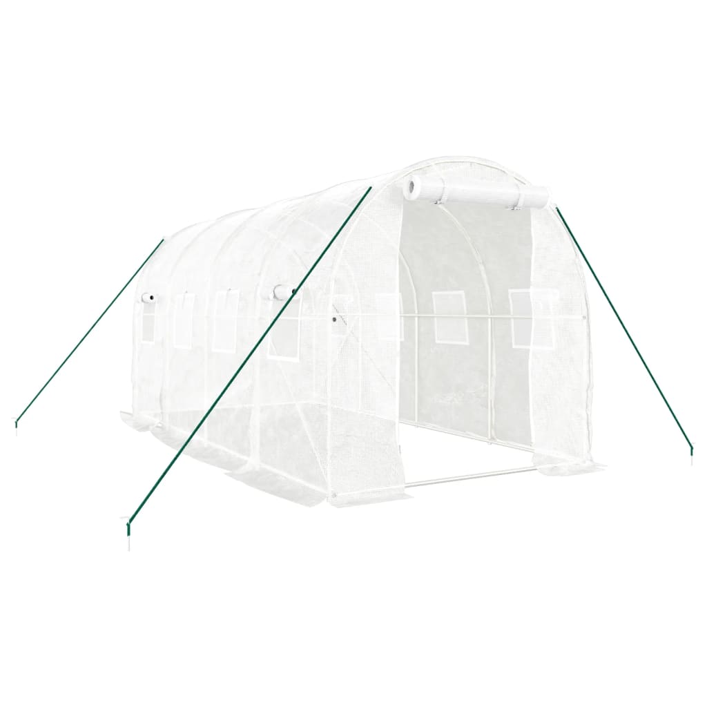 Vidaxl Garden drivhus med stålramme 8 m² 4x2x2 m