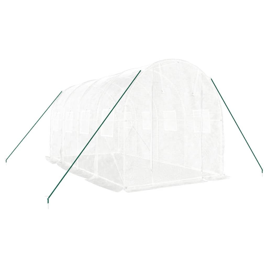 Vidaxl Garden drivhus med stålramme 8 m² 4x2x2 m