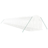 Vidaxl Garden Greenhouse med stålramme 40 m² 20x2x2 m hvid