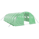 Vidaxl Garden Greenhouse med stålramme 32 m² 8x4x2 m grøn