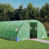 Vidaxl Garden Greenhouse med stålramme 32 m² 8x4x2 m grøn