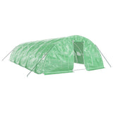 Vidaxl Garden drivhus med stålramme 50 m² 10x5x2,3 m grøn
