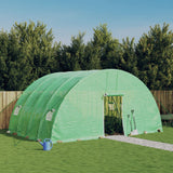 Vidaxl Garden drivhus med stålramme 24 m² 6x4x2,85 m grøn