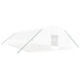 Vidaxl Garden drivhus med stålramme 72 m² 12x6x2,85 m hvid
