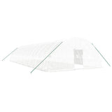 Vidaxl Garden Greenhouse med stålramme 96 m² 16x6x2,85 m hvid