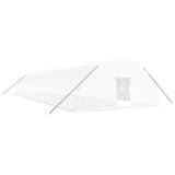 Vidaxl Garden drivhus med stålramme 108 m² 18x6x2,85 m hvid