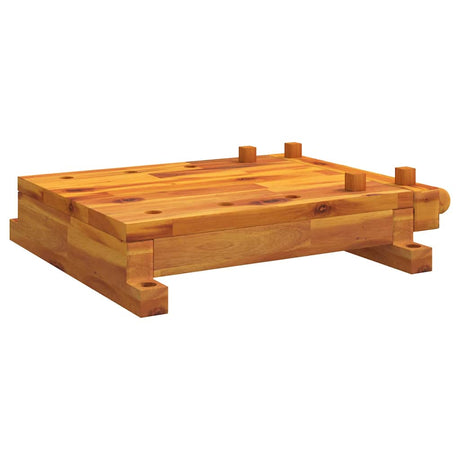 VIDAXX TABEL Arbejdsbænk med VICE 52X44X9,5 cm Solid Acacia Wood
