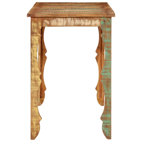 Vidaxl eettafel 110x52x76 cm gerecycled massief hout