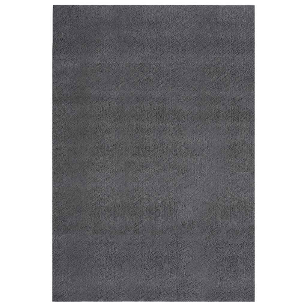 Vidaxl vloerkleed shaggy antracietkleurig 240x340 cm polyester