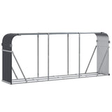 Vidaxxl træholder antracit 234x45x100 cm galvaniseret stål