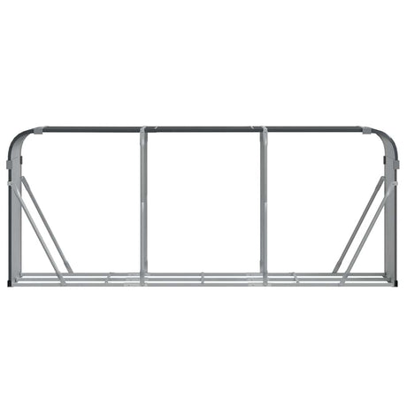 Vidaxxl træholder antracit 234x45x100 cm galvaniseret stål