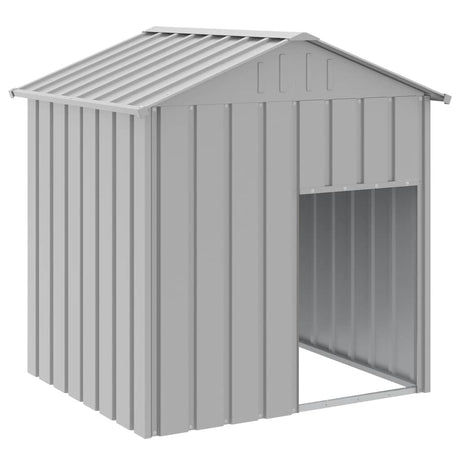 Vidaxxl hundehus med tag 117x103x123 cm galvaniseret stål