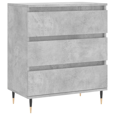 Vidaxl dressoir 60x35x70 cm bewerkt hout betongrijs
