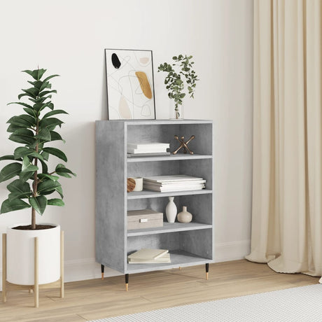 Vidaxl hoge kast 57x35x90 cm bewerkt hout betongrijs