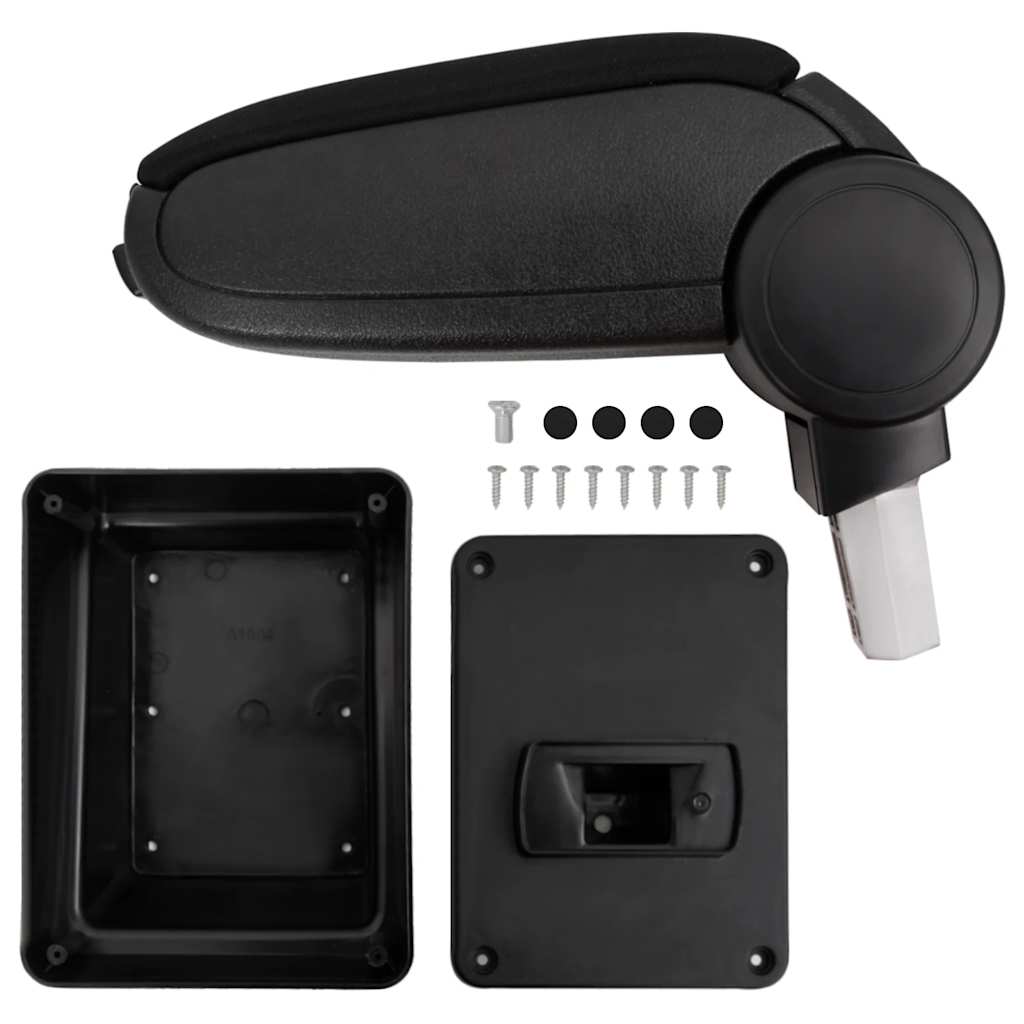 Vidaxx Armrest 17x40x (31-49) cm ABS Sort