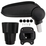VIDAXX ARMREST 12X33X (34-50) cm ABS Sort