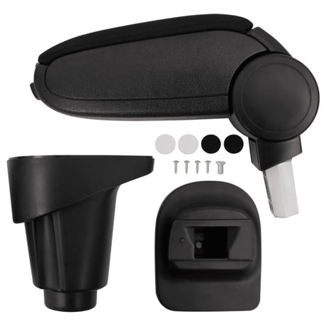 Vidaxx Armrest 14x35x (37-53) cm ABS sort