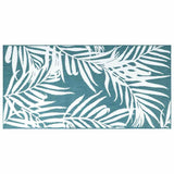 Vidaxx Reversible Outdoor Rug 80x150 cm aqua og hvid