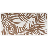 Vidaxx Reversible Outdoor Rug 80x150 cm brun og hvid