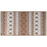 Vidaxx Reversible Outdoor Rug 80x150 cm brun og hvid
