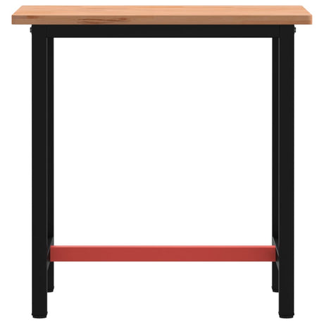 Vidaxx arbejdsbord 80x55x81,5 cm massiv bøgetræ og metal