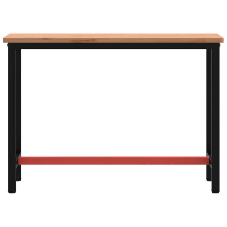 Vidaxx arbejdsbord 115x55x81,5 cm massiv bøgetræ og metal