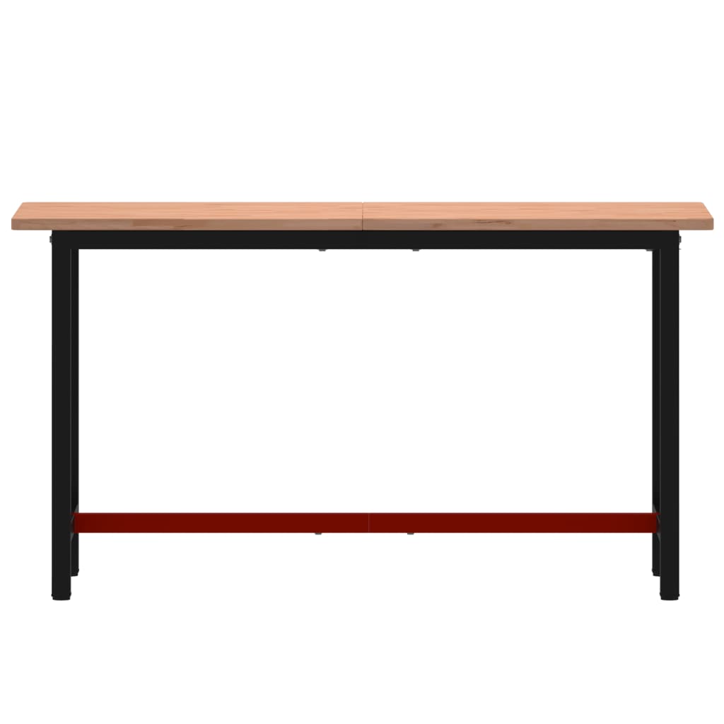 Vidaxx arbejdsbord 150x55x81,5 cm massiv bøgetræ og metal