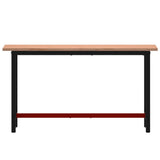 Vidaxx arbejdsbord 150x55x81,5 cm massiv bøgetræ og metal