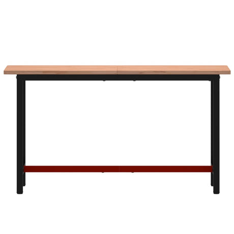 Vidaxx arbejdsbord 150x55x81,5 cm massiv bøgetræ og metal