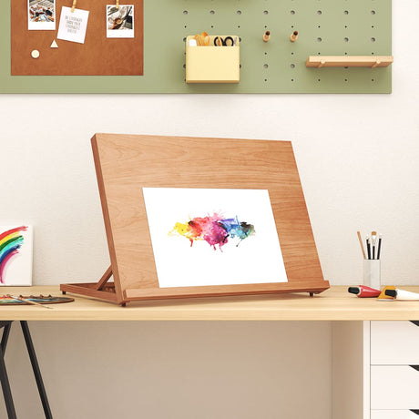 Vidaxl Table Easel 65x48x7 cm fast bøg træ