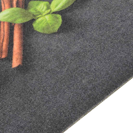Vidaxx Kitchen Mat vaskbar urteprint 60x300 cm fløjl