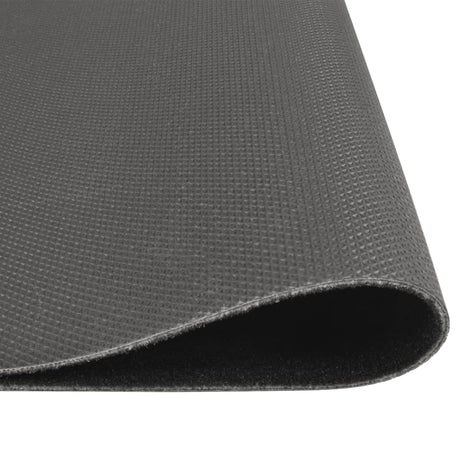 Vidaxx Kitchen Mat vaskbart køkkenprint 60x180 cm fløjl sort