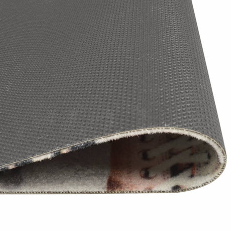 Vidaxx Kitchen Mat Washable Shoezone Print 45x150 cm Velvet