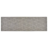 Vidaxx Kitchen Mat vaskbar kontrolleret 60x180 cm fløjl