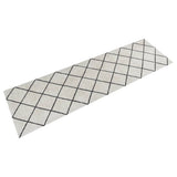 Vidaxx Kitchen Mat vaskbar kontrolleret 45x150 cm fløjl