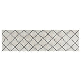 Vidaxx Kitchen Mat vaskbar kontrolleret 45x150 cm fløjl