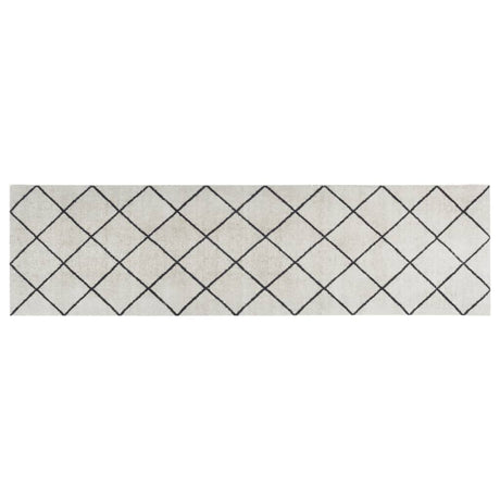 Vidaxx Kitchen Mat vaskbar kontrolleret 45x150 cm fløjl