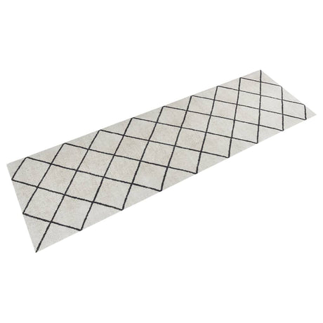 Vidaxx Kitchen Mat vaskbar kontrolleret 60x180 cm fløjl