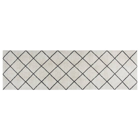 Vidaxx Kitchen Mat vaskbar kontrolleret 60x180 cm fløjl