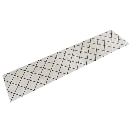 Vidaxx Kitchen Mat vaskbar kontrolleret 60x300 cm fløjl