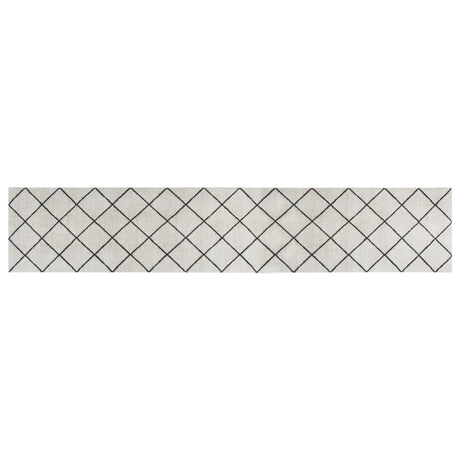 Vidaxx Kitchen Mat vaskbar kontrolleret 60x300 cm fløjl