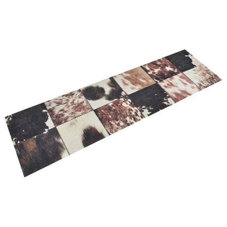 Vidaxx Kitchen Mat Washable Animal Skin Print 45x150 cm Velvet